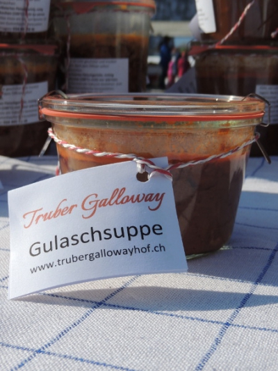 Gulaschsuppe, ohne Peperoni, 1-2 Personen