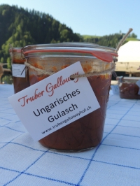 Ungarisches Gulasch, ohne Peperoni, 2-3 Personen